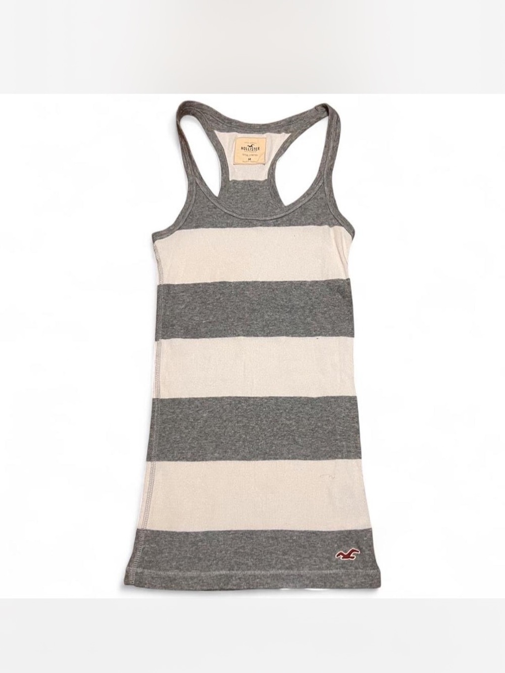 VTG 2000s Hollister Striped Racerback Tank 🕊️